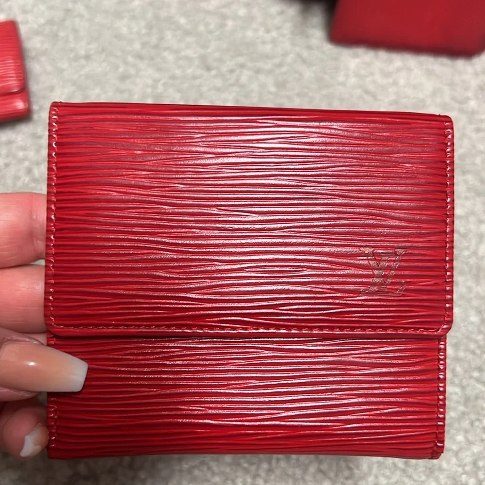Authentic Louis Vuitton red EPI  bundle of 5pc - Picture 5 of 17